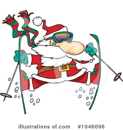 Royalty-Free (RF) Santa Clipart Illustration by toonaday - Stock Sample #1046096