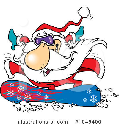 Snowboard Clipart #1046400 by toonaday