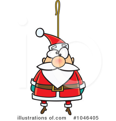 Royalty-Free (RF) Santa Clipart Illustration by toonaday - Stock Sample #1046405