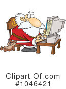 Santa Clipart #1046421 by toonaday