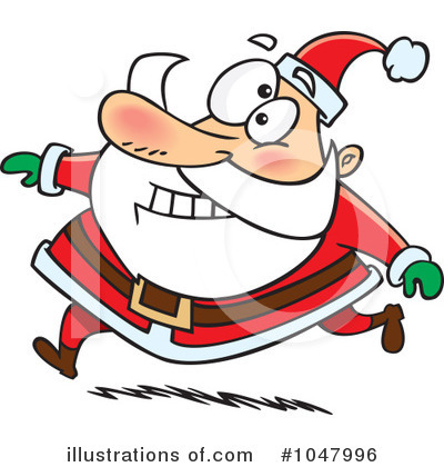 Royalty-Free (RF) Santa Clipart Illustration by toonaday - Stock Sample #1047996