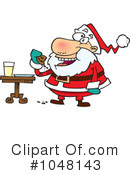 Santa Clipart #1048143 by toonaday