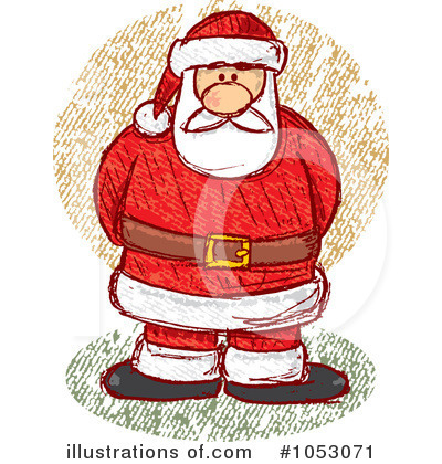Royalty-Free (RF) Santa Clipart Illustration by Any Vector - Stock Sample #1053071
