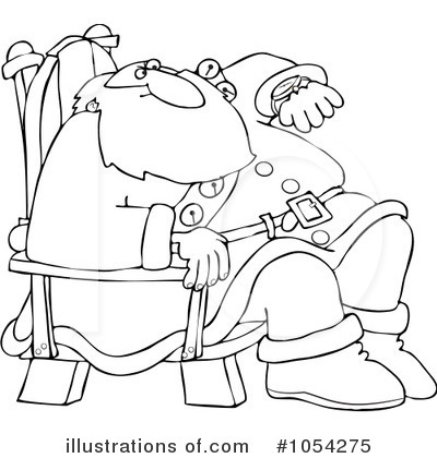 Royalty-Free (RF) Santa Clipart Illustration by djart - Stock Sample #1054275