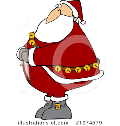 Royalty-Free (RF) Santa Clipart Illustration by djart - Stock Sample #1074579