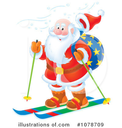 Royalty-Free (RF) Santa Clipart Illustration by Alex Bannykh - Stock Sample #1078709