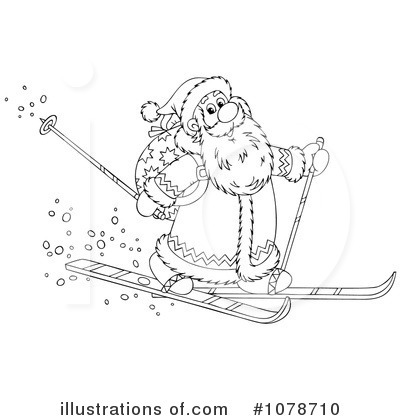 Royalty-Free (RF) Santa Clipart Illustration by Alex Bannykh - Stock Sample #1078710