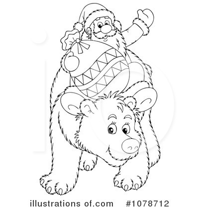 Royalty-Free (RF) Santa Clipart Illustration by Alex Bannykh - Stock Sample #1078712