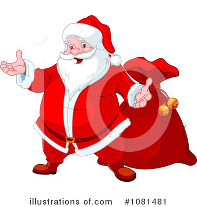 Royalty-Free (RF) Santa Clipart Illustration by Pushkin - Stock Sample #1081481