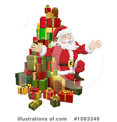 Royalty-Free (RF) Santa Clipart Illustration by AtStockIllustration - Stock Sample #1083348