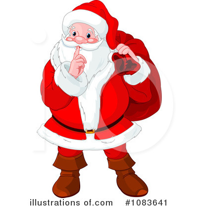 Royalty-Free (RF) Santa Clipart Illustration by Pushkin - Stock Sample #1083641