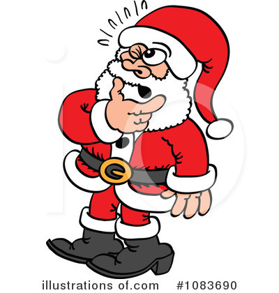 Royalty-Free (RF) Santa Clipart Illustration by Zooco - Stock Sample #1083690