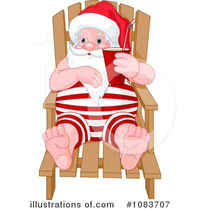 Royalty-Free (RF) Santa Clipart Illustration by Pushkin - Stock Sample #1083707