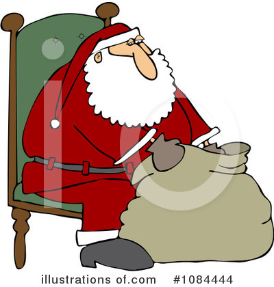 Royalty-Free (RF) Santa Clipart Illustration by djart - Stock Sample #1084444
