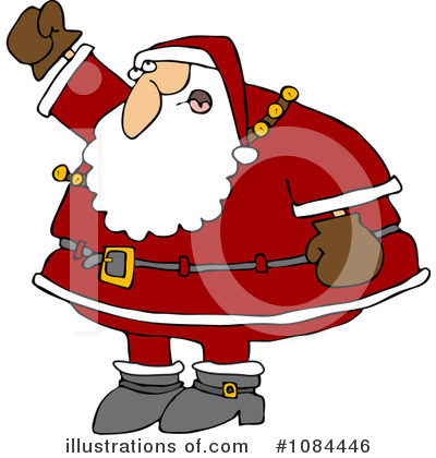 Royalty-Free (RF) Santa Clipart Illustration by djart - Stock Sample #1084446