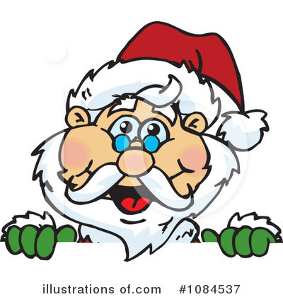 Royalty-Free (RF) Santa Clipart Illustration by Dennis Holmes Designs - Stock Sample #1084537