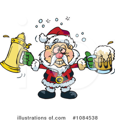 Royalty-Free (RF) Santa Clipart Illustration by Dennis Holmes Designs - Stock Sample #1084538