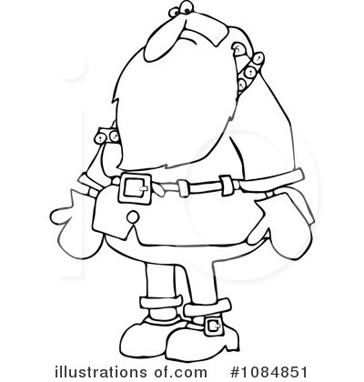 Royalty-Free (RF) Santa Clipart Illustration by djart - Stock Sample #1084851
