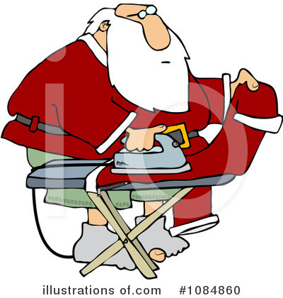 Royalty-Free (RF) Santa Clipart Illustration by djart - Stock Sample #1084860