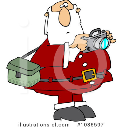 Royalty-Free (RF) Santa Clipart Illustration by djart - Stock Sample #1086597