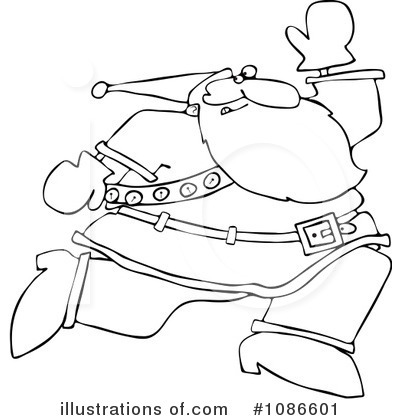 Royalty-Free (RF) Santa Clipart Illustration by djart - Stock Sample #1086601