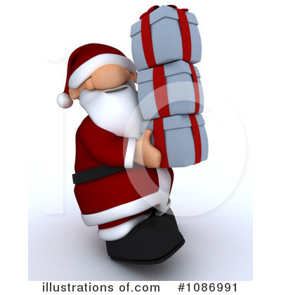 Royalty-Free (RF) Santa Clipart Illustration by KJ Pargeter - Stock Sample #1086991