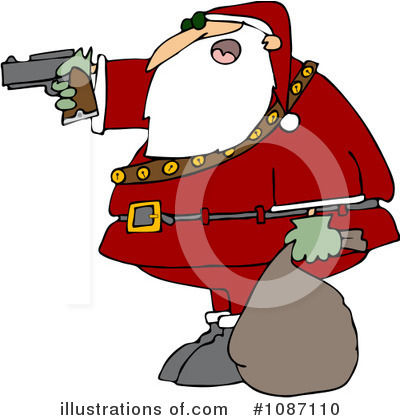 Royalty-Free (RF) Santa Clipart Illustration by djart - Stock Sample #1087110