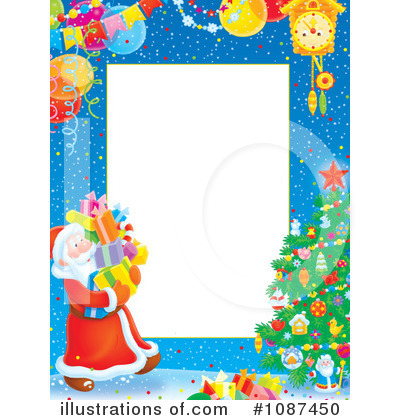 Royalty-Free (RF) Santa Clipart Illustration by Alex Bannykh - Stock Sample #1087450