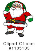 Santa Clipart #1105133 by Cartoon Solutions