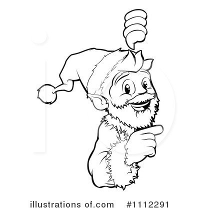 Royalty-Free (RF) Santa Clipart Illustration by AtStockIllustration - Stock Sample #1112291