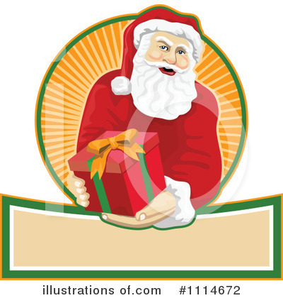 Royalty-Free (RF) Santa Clipart Illustration by patrimonio - Stock Sample #1114672