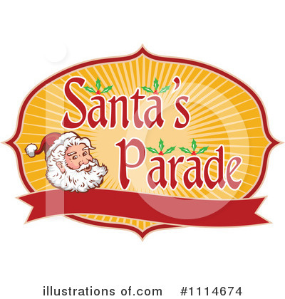 Royalty-Free (RF) Santa Clipart Illustration by patrimonio - Stock Sample #1114674