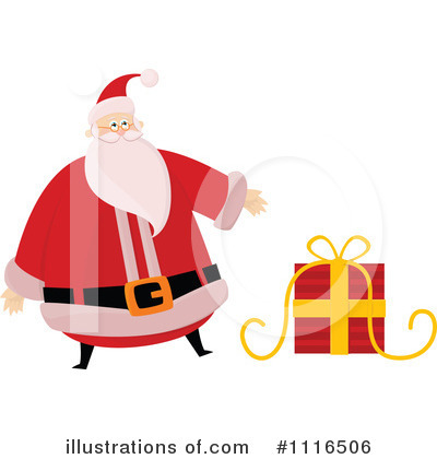 Royalty-Free (RF) Santa Clipart Illustration by lineartestpilot - Stock Sample #1116506