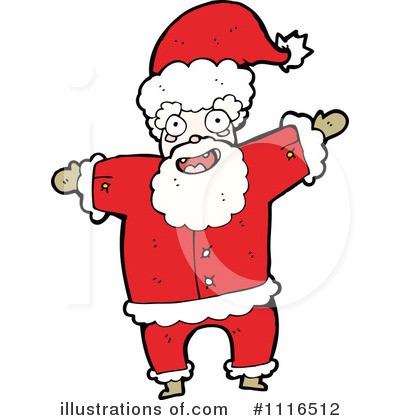 Royalty-Free (RF) Santa Clipart Illustration by lineartestpilot - Stock Sample #1116512