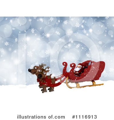 Royalty-Free (RF) Santa Clipart Illustration by KJ Pargeter - Stock Sample #1116913
