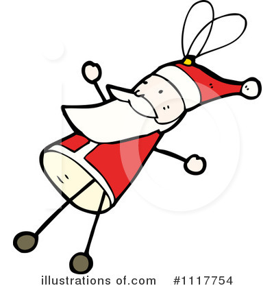 Royalty-Free (RF) Santa Clipart Illustration by lineartestpilot - Stock Sample #1117754