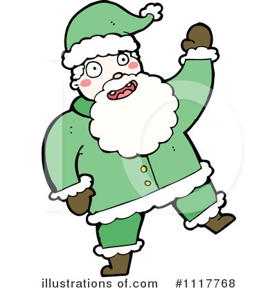 Royalty-Free (RF) Santa Clipart Illustration by lineartestpilot - Stock Sample #1117768