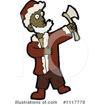 Royalty-Free (RF) Santa Clipart Illustration by lineartestpilot - Stock Sample #1117770