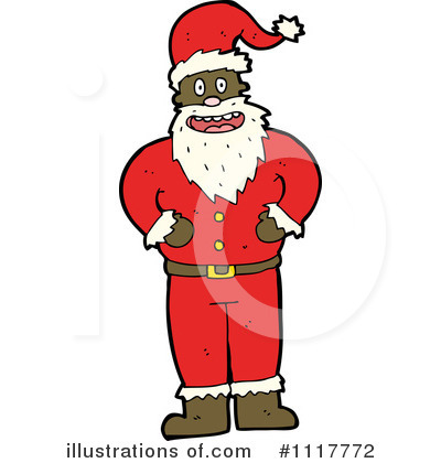 Royalty-Free (RF) Santa Clipart Illustration by lineartestpilot - Stock Sample #1117772