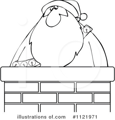 Royalty-Free (RF) Santa Clipart Illustration by djart - Stock Sample #1121971