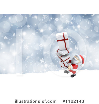 Royalty-Free (RF) Santa Clipart Illustration by KJ Pargeter - Stock Sample #1122143