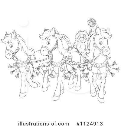 Royalty-Free (RF) Santa Clipart Illustration by Alex Bannykh - Stock Sample #1124913