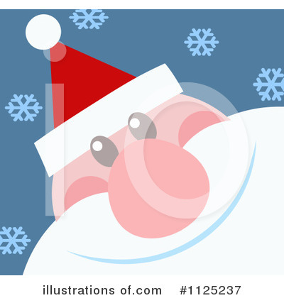 Royalty-Free (RF) Santa Clipart Illustration by Hit Toon - Stock Sample #1125237