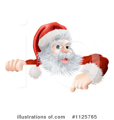 Royalty-Free (RF) Santa Clipart Illustration by AtStockIllustration - Stock Sample #1125765