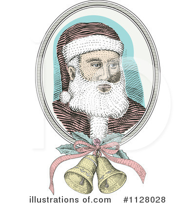 Royalty-Free (RF) Santa Clipart Illustration by patrimonio - Stock Sample #1128028