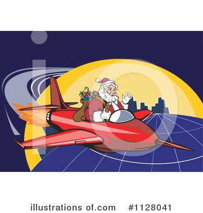 Royalty-Free (RF) Santa Clipart Illustration by patrimonio - Stock Sample #1128041