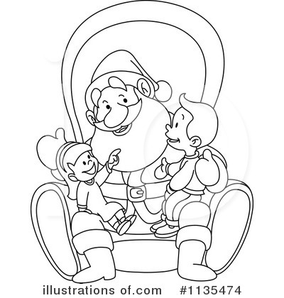 Royalty-Free (RF) Santa Clipart Illustration by yayayoyo - Stock Sample #1135474