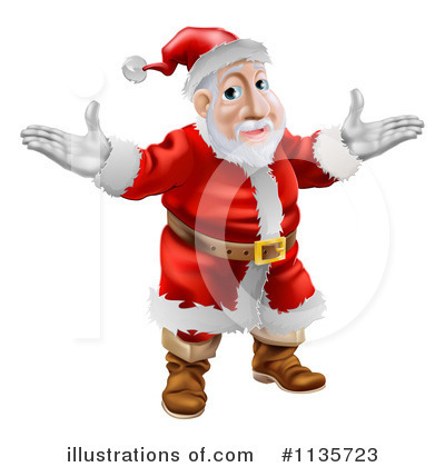 Royalty-Free (RF) Santa Clipart Illustration by AtStockIllustration - Stock Sample #1135723