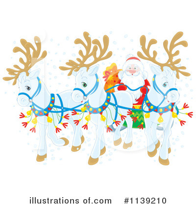 Royalty-Free (RF) Santa Clipart Illustration by Alex Bannykh - Stock Sample #1139210