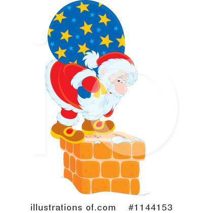 Royalty-Free (RF) Santa Clipart Illustration by Alex Bannykh - Stock Sample #1144153